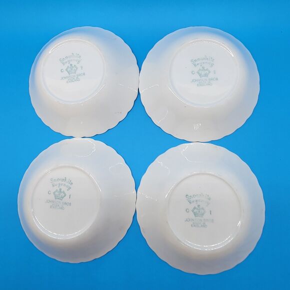 Johnson Brothers Snowhite Regency  Sauce Bows Set Of 4 - Picture 7 of 9